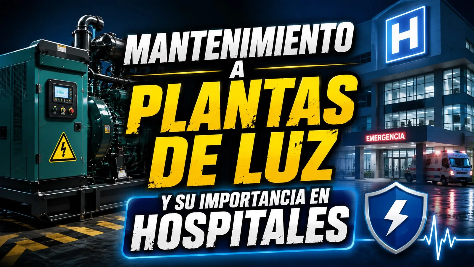 Mantenimiento a plantas de luz y su importancia en hospitales