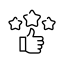 Ícono de garantía de satisfacción